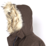 Canali Wool/Cashmere Loro Piana Storm System Raccoon Collar Coat Size 50