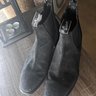 8.5G RM Williams Black Calf Suede Craftsmen