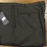 SOLD! NWT Zanella Charcoal Wool Flat Front Trousers Sizes 34 Retail $350