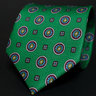 Green Vintage Floral Paisley Tie