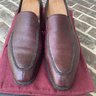 UK 8.5E Paul Stuart Gaziano & Girling Cannes in Burgundy Highland Grain