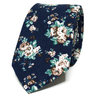 Midnight Blue Floral Tie