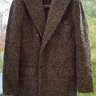 [SOLD] Deveaux Boucle Alpaca-Wool Double-Breasted Overcoat (Size M)