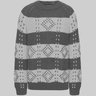 SOLD❗️Dries Van Noten Oversized Chunky Rib-knit Sweater Striped Green S-M