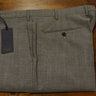 SOLD NWT Zanella Grey Wool Flat Front Trousers Sizes 33, 35 & 38 Retail $325
