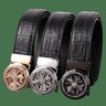 BE IN GOOD LUCK MEN GENIUNE LEATHER BELT AUTOMATIC BUCKLE