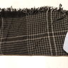 SOLD NWT Begg & Co Charcoal Cashmere Scarf Retail $450