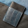 Crocodile & goat skin travel wallet