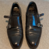 Carmina Dark Brown Double Monk Loafer (UK8) - $180