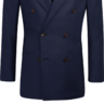 Sold ***NWT Suitsupply Jort Navy Solid 85% Wool 15% Silk Super 150’s - Size 36R