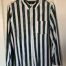 APC alexis stripe shirt sz Medium