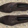 BNIB Carmina Dark Suede Adelaide Rain UK7.5