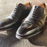 Meermin black captoe oxford elton last 10uk