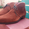 Carmina Chukka boots, polo suede. UK7.5