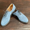 Trickers Bourton Blue Indigo Suede. Leather soles. UK8/ US 9 or 9.5