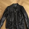 Drome Black M65 Military Leather jacket