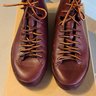 Feit Hand Sewn High top size Burgundy Red 8/41