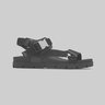 SOLD❗️PRADA Leather/Tape Buckle Sandals Lug-Sole UK7/US8