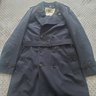 Burberry Prorsum Trench Coat Full Length Size 38 in Navy