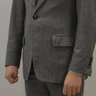 MTM flannel suit Caccioppoli 38 gently worn