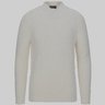 ENDED | Drumohr Seamless Mock Neck Jacquard Cashere Wool Sweater IT54/L-XXL