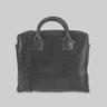SOLD❗️Marsell Black Leather Borsone Tote Bag Crossbody Carryall