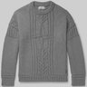 Ended | Stone Island Cable-knit Chunky Wool Aran Sweater M-L