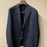 ***SOLD*** Eidos Napoli Navy Blue 'Tenero' Silk Hopsack Sport Coat