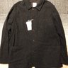 SOLD - Sage De Cret Railroader Jacket in Charcoal Wool Flannel Size L