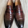 Magnanni Burgundy Loafer UK8.0