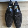 *AVAILABLE* George Cleverley Anthony Cleverley De Rede buckskin loafers dark brown suede