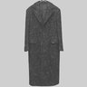 SOLD❗️MP Massimo Piombo Herringbone Wool Tweed Long Coat Single-Breasted IT46/S-M