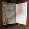 NEW PRICE $790 Used Hermes Grey Houndstooth casual pants