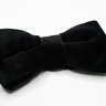 Black Velvet Bow Tie | Groom's Bow Tie | Bow Tie for Groomsmen