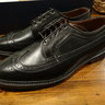 SOLD NIB Brooks Brothers x Allen Edmonds Black Pebble Grain Longwings 10.5D Retail $425