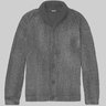 SOLD❗️Massimo Alba Shawl-collar Ribbed Cardigan Chunky Cotton Grey L