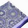 Purple Medallion Pocket Square