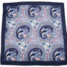 Men's Wool Pocket Square Large Paisley Pattern