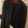 40R Slim fit Spier and Mckay Navy suit half-canvas