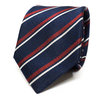 Navy Stripe Tie, Formal Tie, Wedding Tie, Suit Accessories