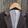Seize sur Vingt brown cotton blazer/sport coat