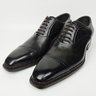 SOLD! NIB SANTONI LIMITED EDITION DARK BROWN MUSEUM CALF BENTIVEGNA OXFORDS