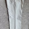 Never Worn Anglo-Italian Garment Washed Cotton Trousers Stone Size 48