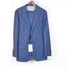 NWT Suitsupply Hartford Blue Plain  Super 150s Wool Suit: 40L