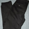 Epaulet wool/cashmere/mink trousers