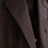 Prologue Hong Kong Single Breasted Suit in Dark Brown H&S Crispaire