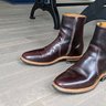 SOLD: Viberg Sidezip Boots (41464 Last), Burgundy Shell Cordovan, Size 9