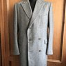 Hermès double breasted cashmere coat 54