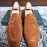 [Sold]New Antonio Meccariello Napier Loafers in Janus Snuff Suede on Soft Square Last