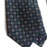 Navy medallion floral tie by Thomas Pink